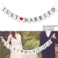 Паперовий банер Just Married