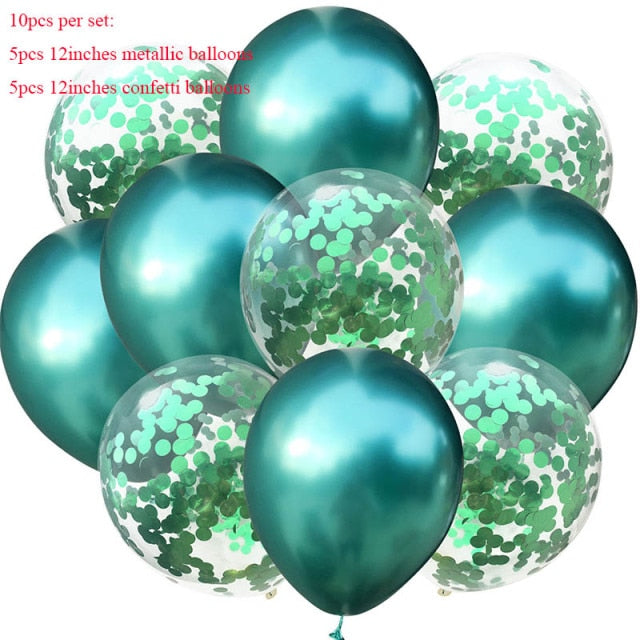 Набір повітряних кульок з Конфеті 10 шт.