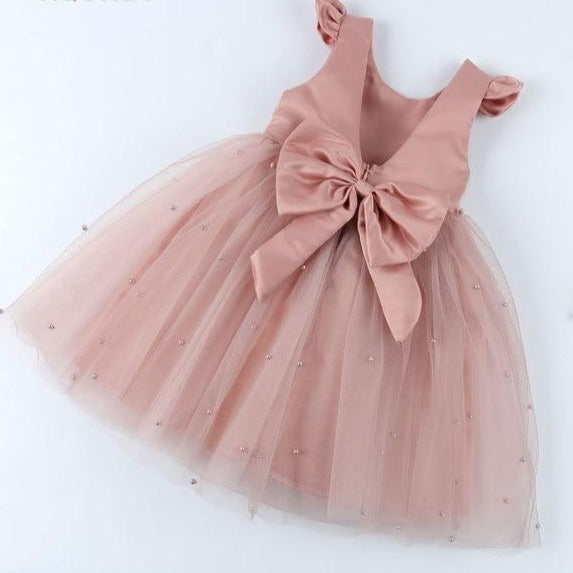 Розкішна сукня з бантиком для дівчаток